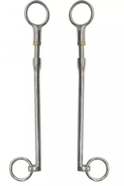 #0981: 8" Stainless steel interchangeable cheeks