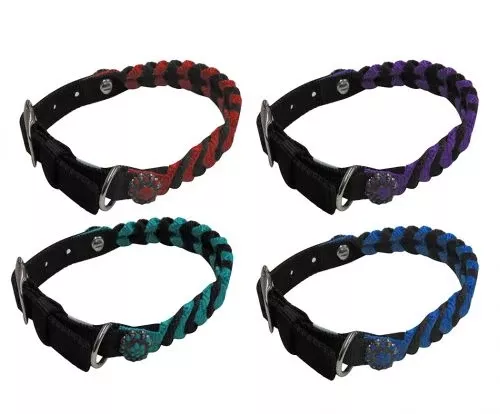 #176123: Showman Couture ™ Braided nylon dog collar