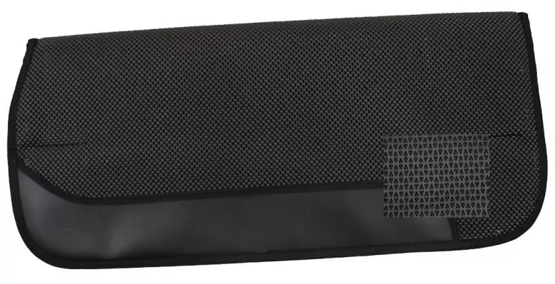 #312048: Showman™ oversize 32" X 32" Waffle perforated air flow non slip saddle pad with wear leath