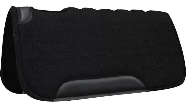 #312586: Showman™ 31" x 31" Black felt pad on top and bottom, cut out over wither, fully vented bac
