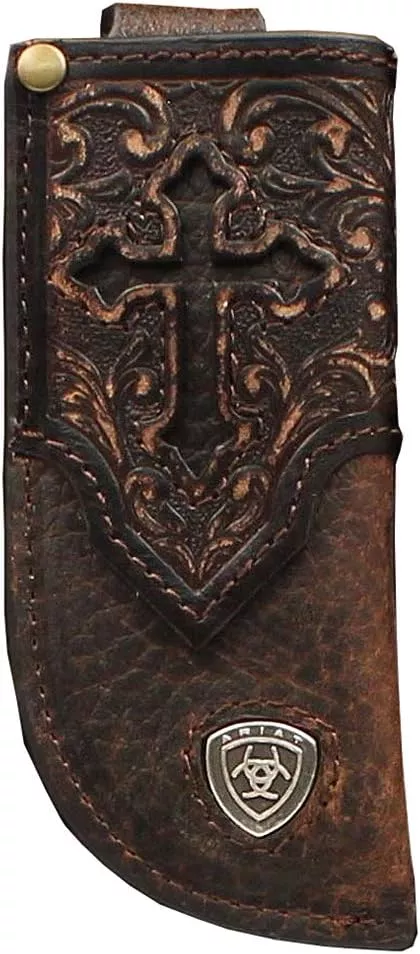 Ariat Distressed Cross Knife Sheath
