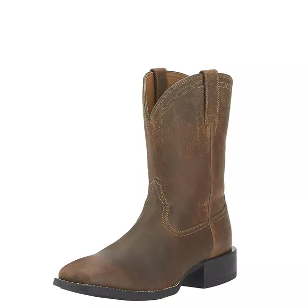Ariat Mens Heritage Roper Wide Square Toe.