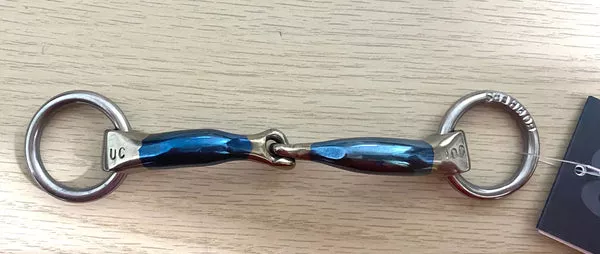 Bomber Bit Saddler Loose Ring Bradoon Ultra Comfy Lock Up B12
