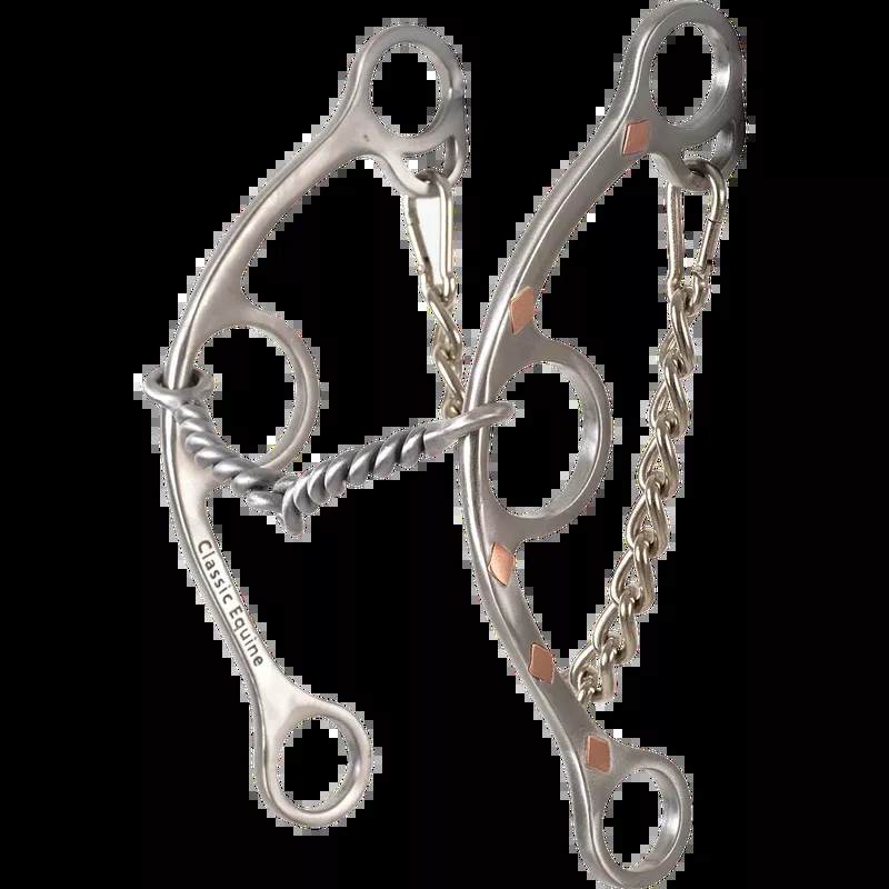 *Cervi Diamond Long Shank Twisted Wire Snaffle