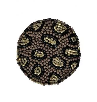 Cheetah print beaded Pop Up Phone Grip with Stand- features a western design, this Pop-Up phone grip o ffers a secure grip so you can text with one hand, snap better photos, and watch videos hands-free