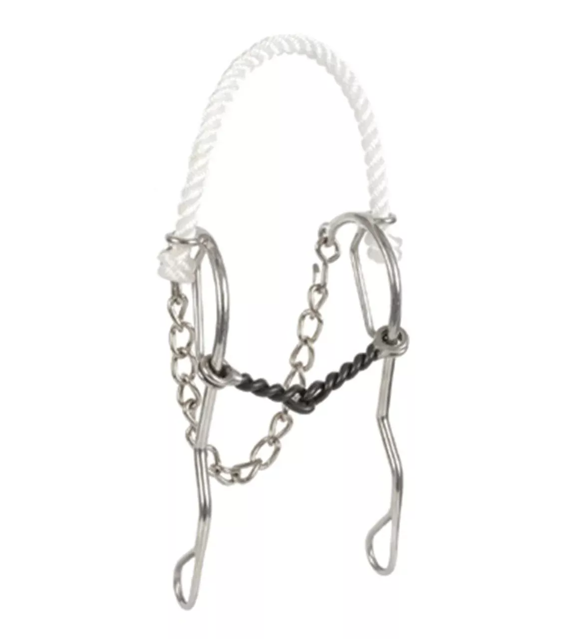 Rope Nose Hackamore Bit