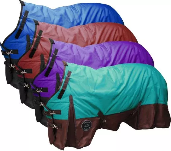 Showman 1200 Denier Waterproof Turnout Blanket - Durable Horse Cover