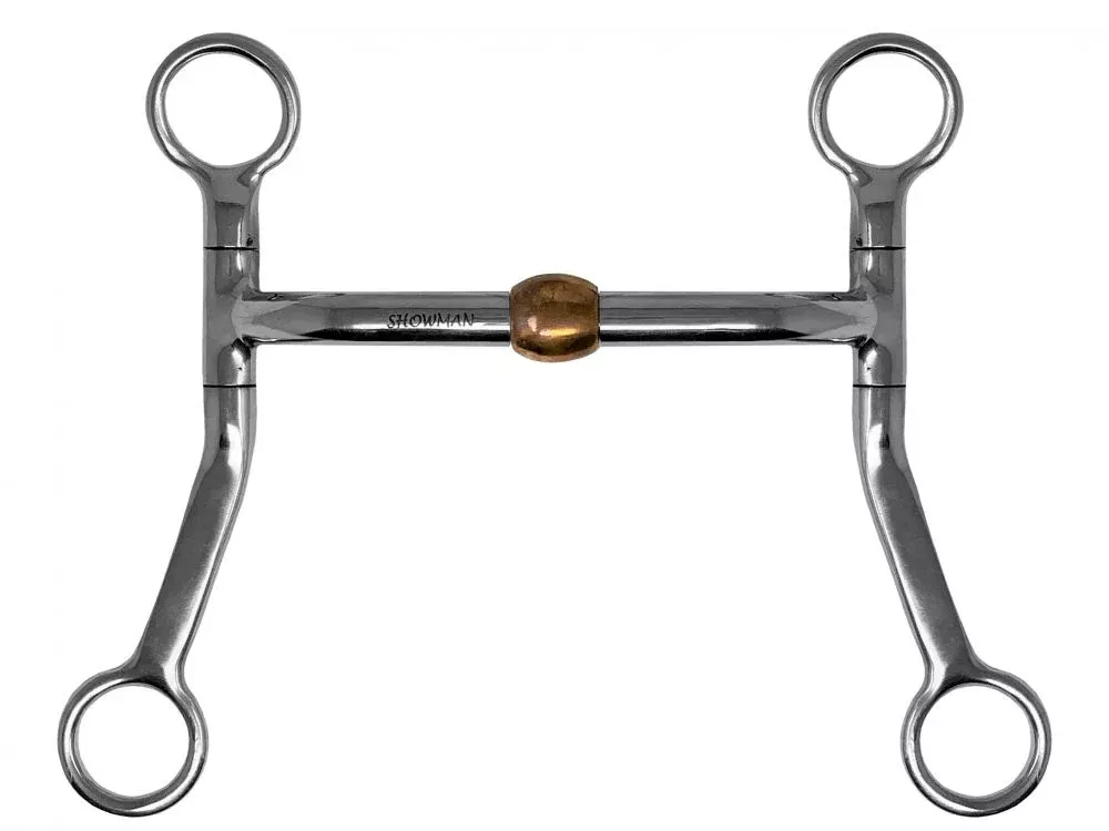 Showman Western Shank bit with copper link